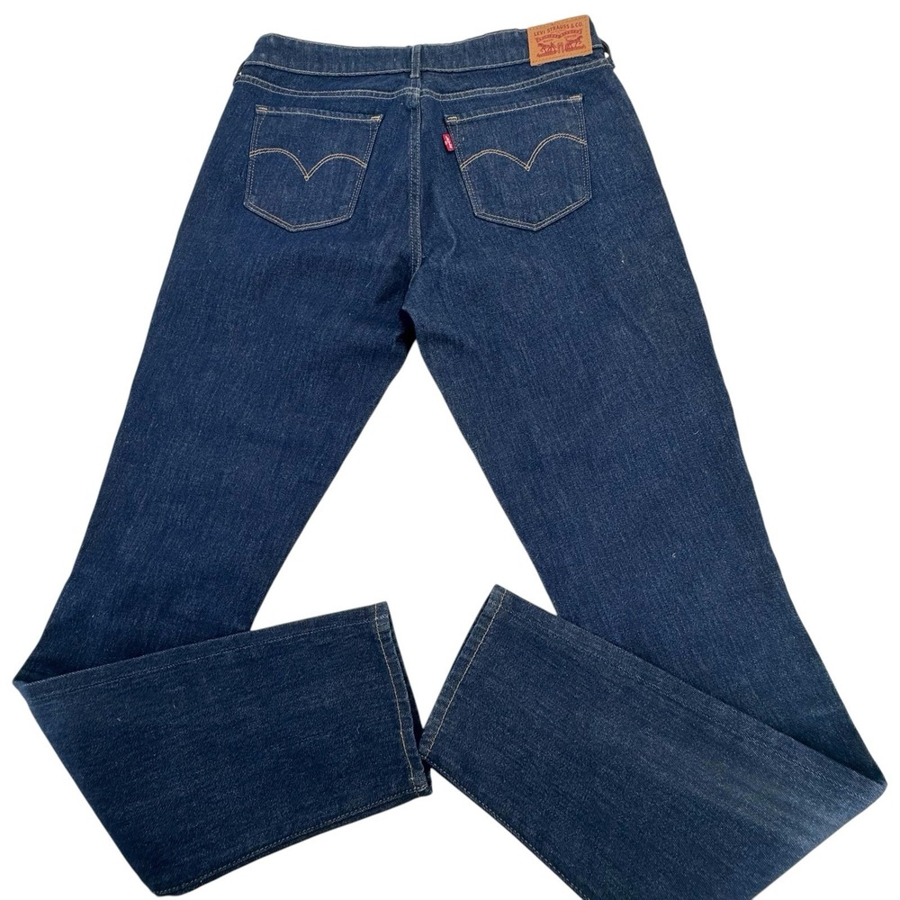 Levi's 711 Skinny Jeans Size 30 Dark Wash Mid Rise Stretch Denim Blue New - Picture 5 of 9